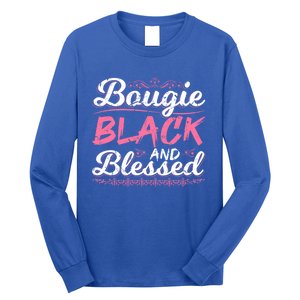 Bougie Black Blessed Dope Boujee Melanin Christmas Gift Tee Gift Long Sleeve Shirt