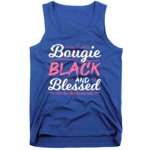 Bougie Black Blessed Dope Boujee Melanin Christmas Gift Tee Gift Tank Top