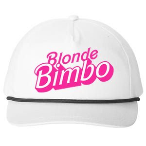 Blonde Bimbo Snapback Five-Panel Rope Hat