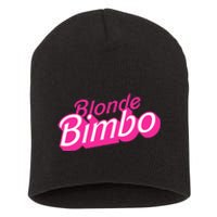 Blonde Bimbo Short Acrylic Beanie