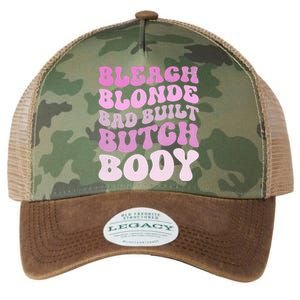 Bleach Blonde Bad Built Butch Body Legacy Tie Dye Trucker Hat