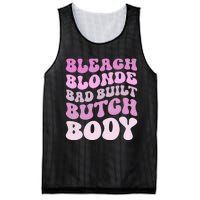 Bleach Blonde Bad Built Butch Body Mesh Reversible Basketball Jersey Tank