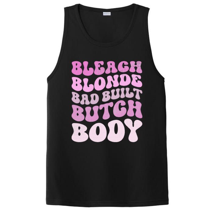 Bleach Blonde Bad Built Butch Body PosiCharge Competitor Tank