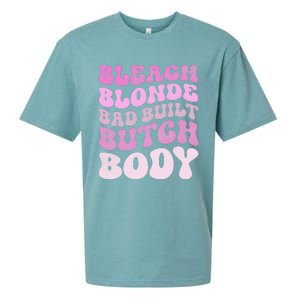 Bleach Blonde Bad Built Butch Body Sueded Cloud Jersey T-Shirt