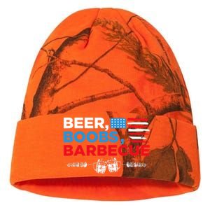 Beer Boobs Barbecue July 4th Memorial Celebration Kati Licensed 12" Camo Beanie