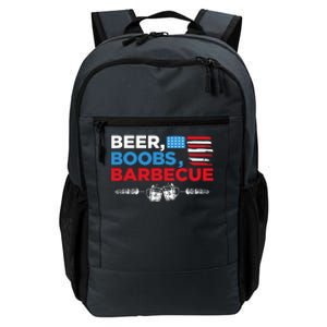 Beer Boobs Barbecue July 4th Memorial Celebration Daily Commute Backpack