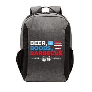 Beer Boobs Barbecue July 4th Memorial Celebration Vector Backpack