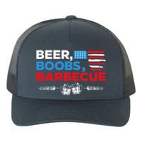 Beer Boobs Barbecue July 4th Memorial Celebration Yupoong Adult 5-Panel Trucker Hat