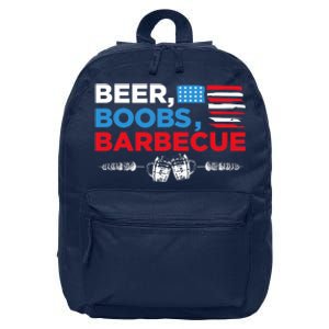 Beer Boobs Barbecue July 4th Memorial Celebration 16 in Basic Backpack