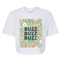 Buzz Buzz Buzz Bella+Canvas Jersey Crop Tee