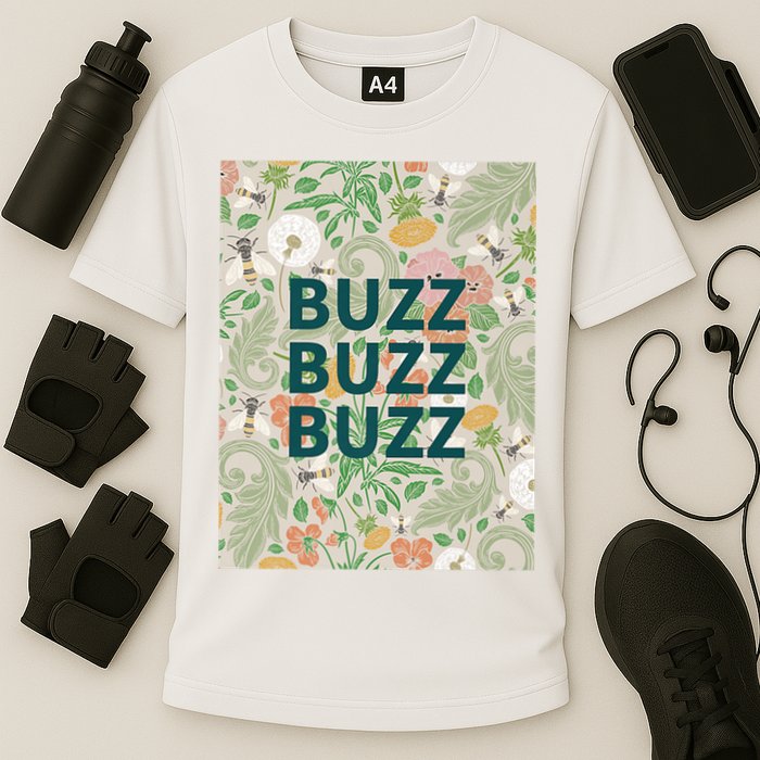 Buzz Buzz Buzz Cooling Performance Crew T-Shirt