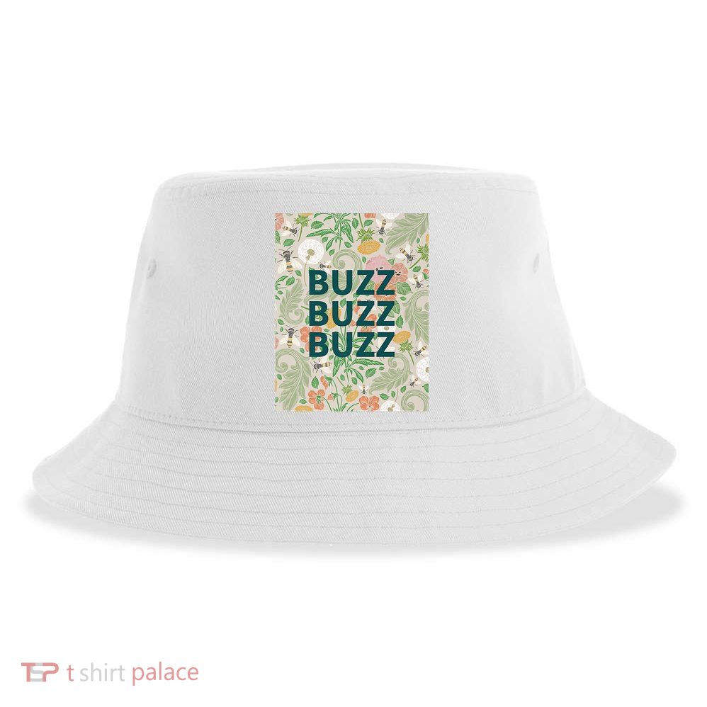 Buzz Buzz Buzz Sustainable Bucket Hat