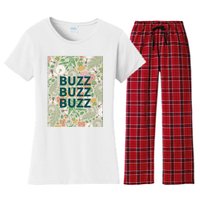 Buzz Buzz Buzz Women's Flannel Pajama Set