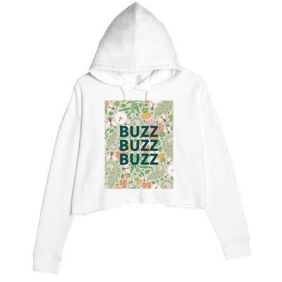 Buzz Buzz Buzz Crop Fleece Hoodie