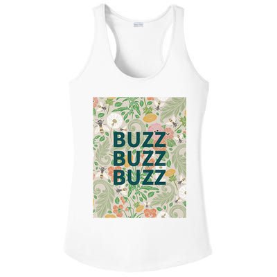 Buzz Buzz Buzz Ladies PosiCharge Competitor Racerback Tank