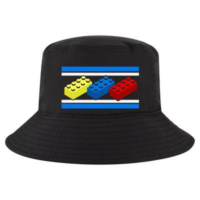 Building Bricks Blocks Master Builder Engineer Construction Cool Comfort Performance Bucket Hat