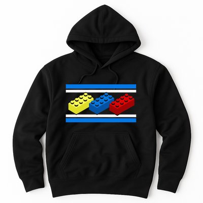 Building Bricks Blocks Master Builder Engineer Construction Hoodie