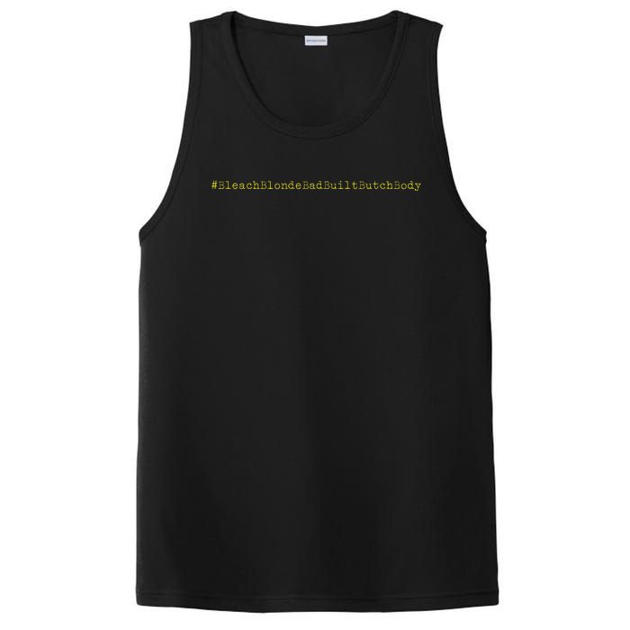 Bleach Blonde Bad Built Butch Body PosiCharge Competitor Tank