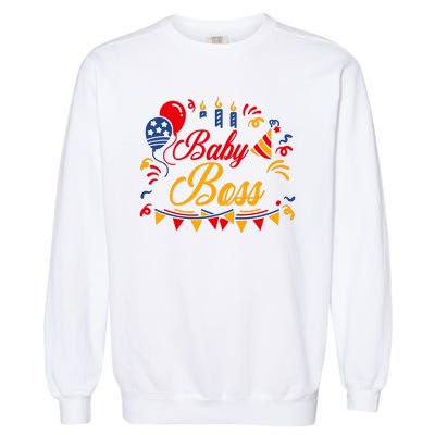 Baby Boss Garment-Dyed Sweatshirt