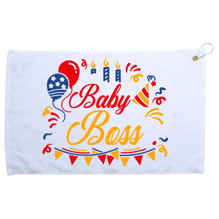 Baby Boss Grommeted Golf Towel