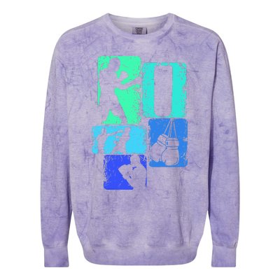 Boxer Boxing Colorblast Crewneck Sweatshirt