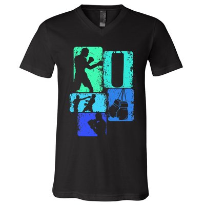 Boxer Boxing V-Neck T-Shirt