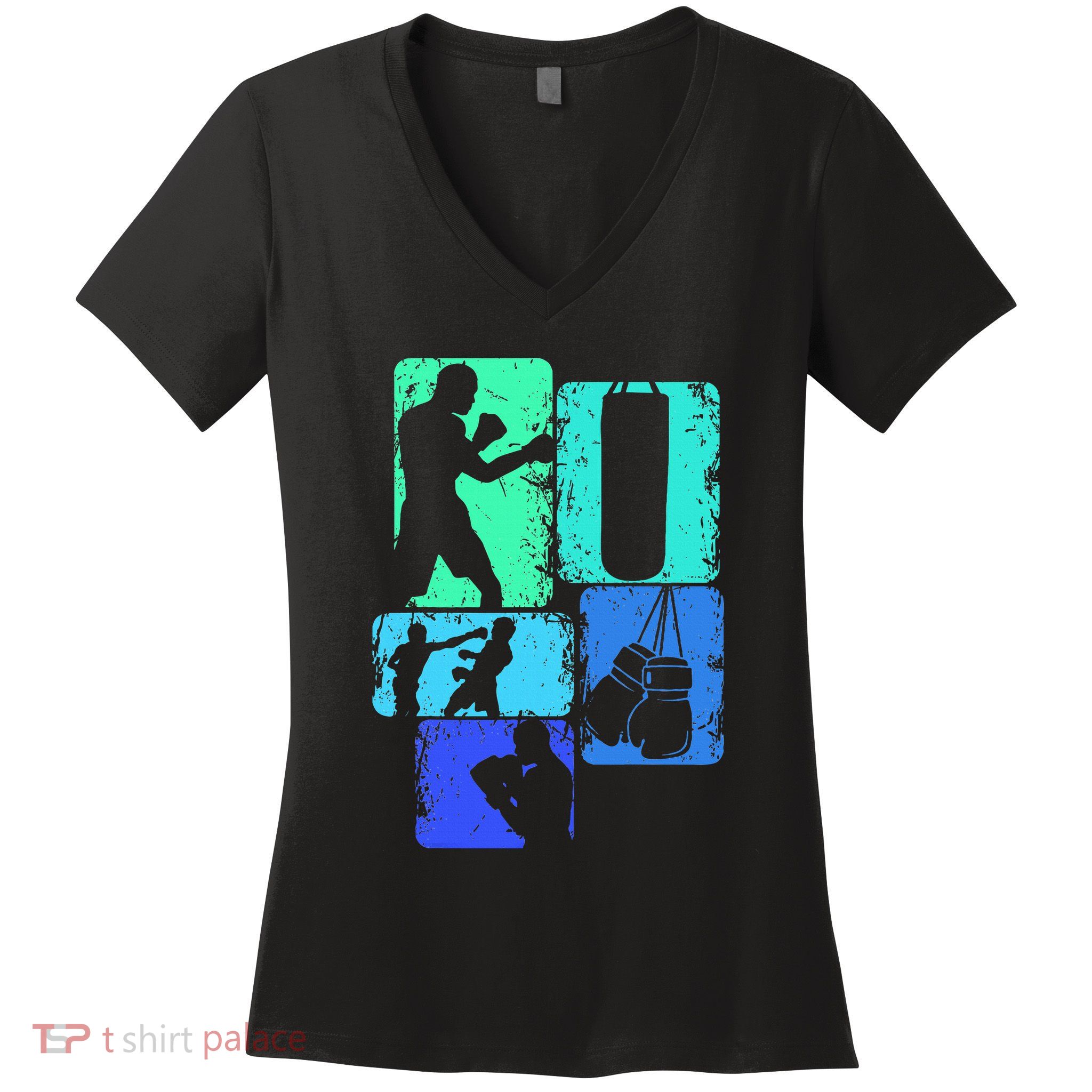 Boxer Boxing Women's V-Neck T-Shirt