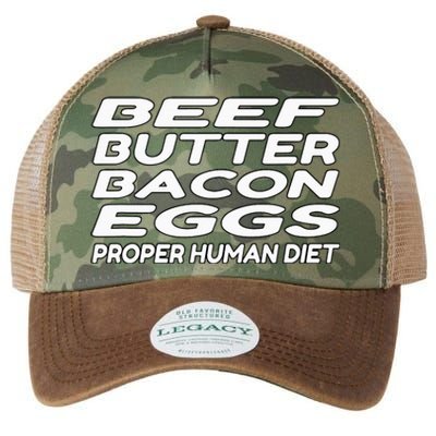 Beef Butter Bacon Eggs Carnivore Legacy Tie Dye Trucker Hat