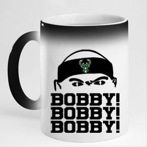 Bobby Bobby Bobby Milwaukee Basketball 11oz Black Color Changing Mug