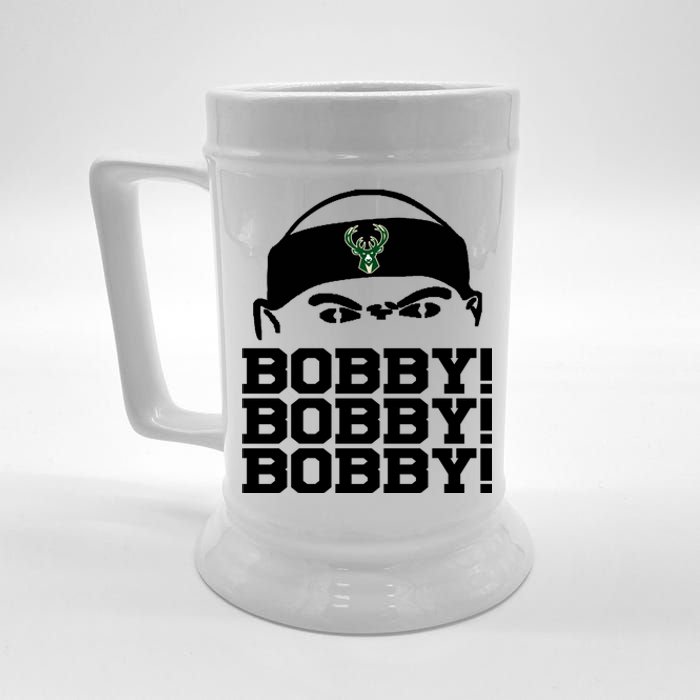 Bobby Bobby Bobby Milwaukee Basketball Beer Stein