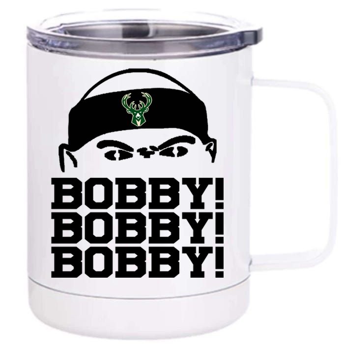 Bobby Bobby Bobby Milwaukee Basketball 12 oz Stainless Steel Tumbler Cup