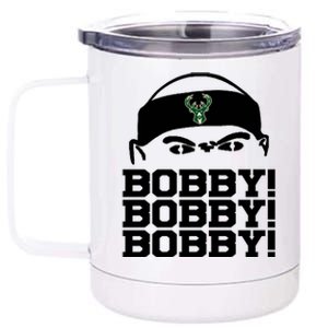 Bobby Bobby Bobby Milwaukee Basketball 12 oz Stainless Steel Tumbler Cup