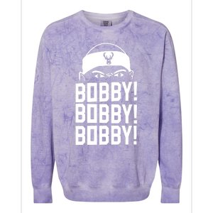 Bobby Bobby Bobby Milwaukee Basketball Colorblast Crewneck Sweatshirt