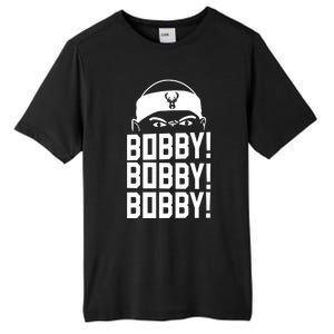 Bobby Bobby Bobby Milwaukee Basketball Tall Fusion ChromaSoft Performance T-Shirt