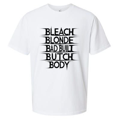 Bleach Blonde Bad Built Butch Body Sueded Cloud Jersey T-Shirt