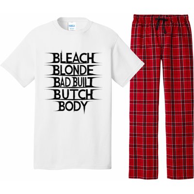 Bleach Blonde Bad Built Butch Body Pajama Set