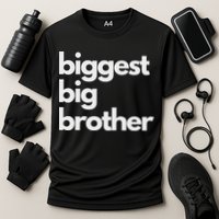 Biggest Big Brother Brother To Be Cooling Performance Crew T-Shirt