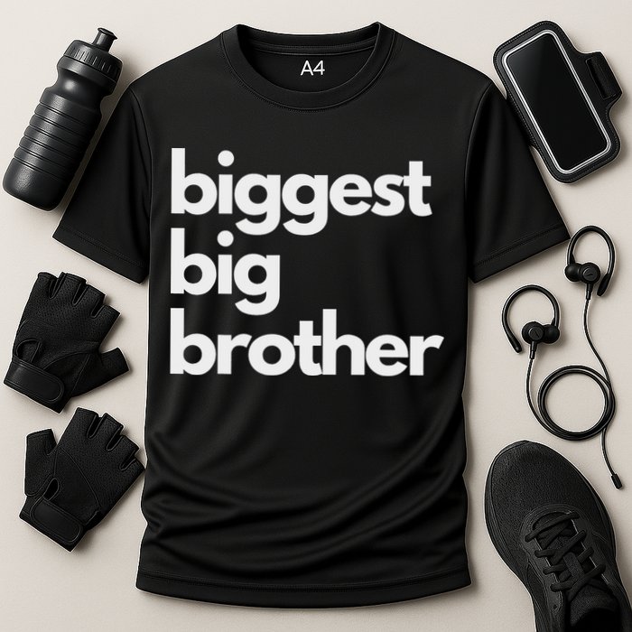 Biggest Big Brother Brother To Be Cooling Performance Crew T-Shirt