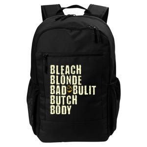 Bleach Blonde Bad Built Butch Body Daily Commute Backpack