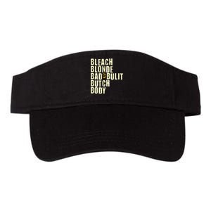 Bleach Blonde Bad Built Butch Body Valucap Bio-Washed Visor