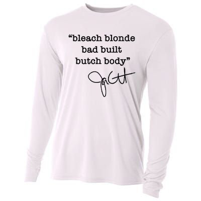 Bleach Blonde Bad Built Butch Body Jasmine Crockett Cooling Performance Long Sleeve Crew