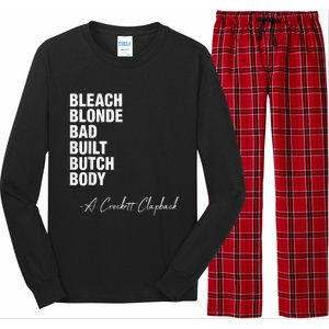 Bleach Blonde Bad Built Butch Body Long Sleeve Pajama Set