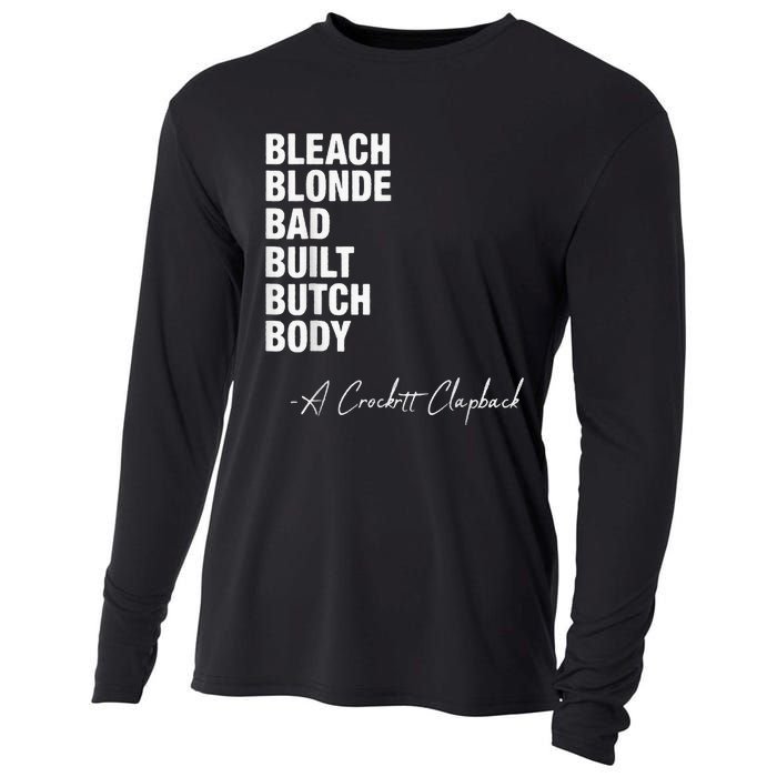 Bleach Blonde Bad Built Butch Body Cooling Performance Long Sleeve Crew