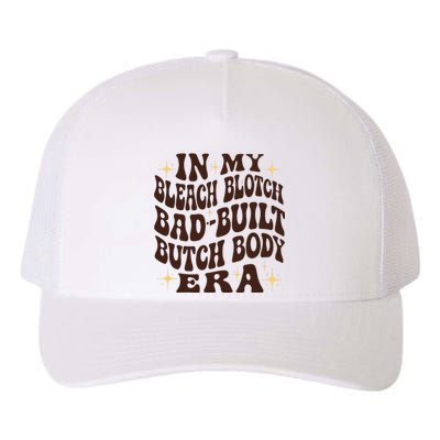 Bleach Blonde Bad Built Butch Body Yupoong Adult 5-Panel Trucker Hat