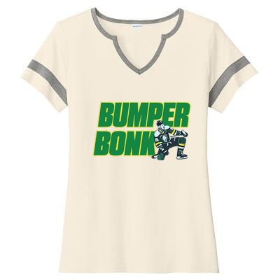 Bumper Bonk Ladies Halftime Notch Neck Tee