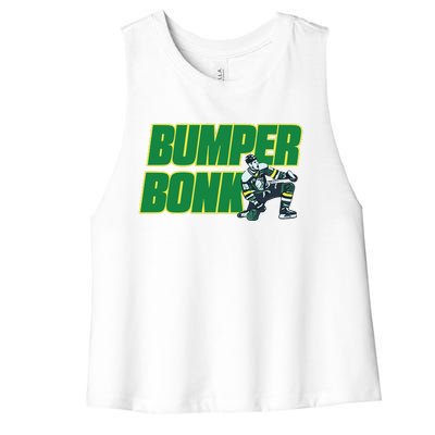 Bumper Bonk Women's Racerback Cropped Tank