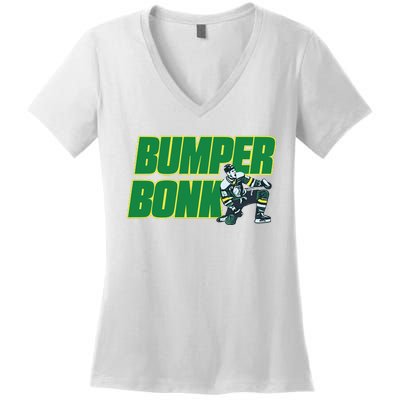 Bumper Bonk Women's V-Neck T-Shirt