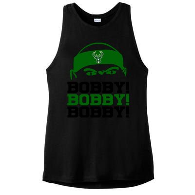 Bobby Bobby Bobby Milwaukee Basketball Ladies PosiCharge Tri-Blend Wicking Tank