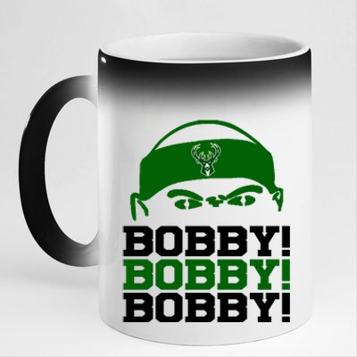 Bobby Bobby Bobby Milwaukee Basketball 11oz Black Color Changing Mug