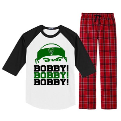 Bobby Bobby Bobby Milwaukee Basketball Raglan Sleeve Pajama Set